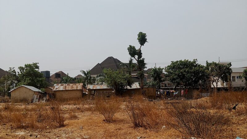Aerial view of Abuja city in Nigeria