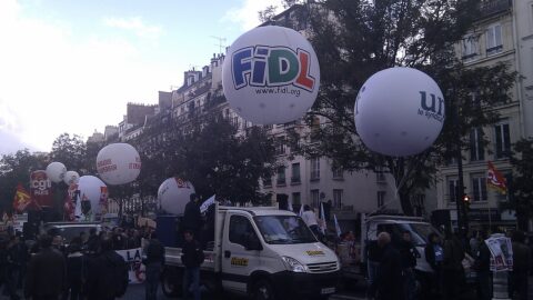 Demonstration in Paris